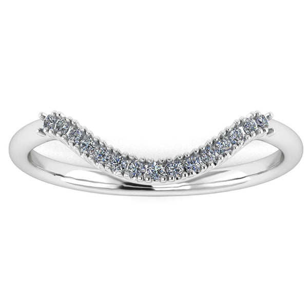 "Leia" Pavé Shaped Eternity Ring ET21 - HEERA DIAMONDS