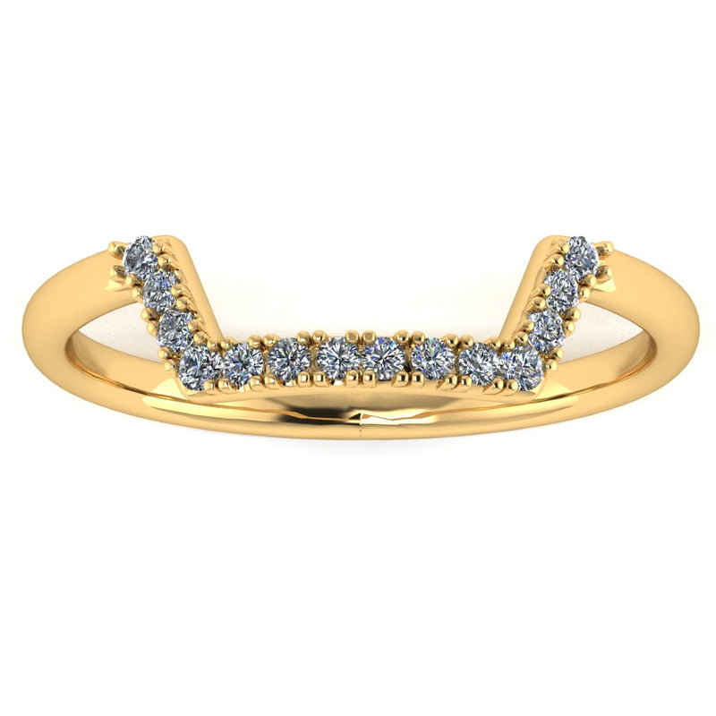 "Alexi" Pavé Square Shaped Eternity Ring ET22 - HEERA DIAMONDS