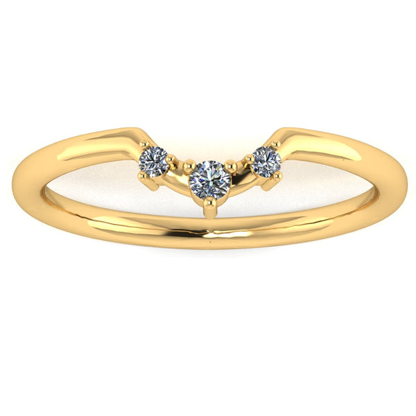 "Evie" Dainty Diamond Shaped Eternity Band ET20 - HEERA DIAMONDS