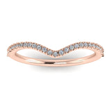 "Kira" Pave U Shape Eternity 0.65ct Diamond Ring ET25 - HEERA DIAMONDS