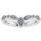 "Elisa" Sparkling Wishbone Diamond Eternity Ring ET70 - HEERA DIAMONDS