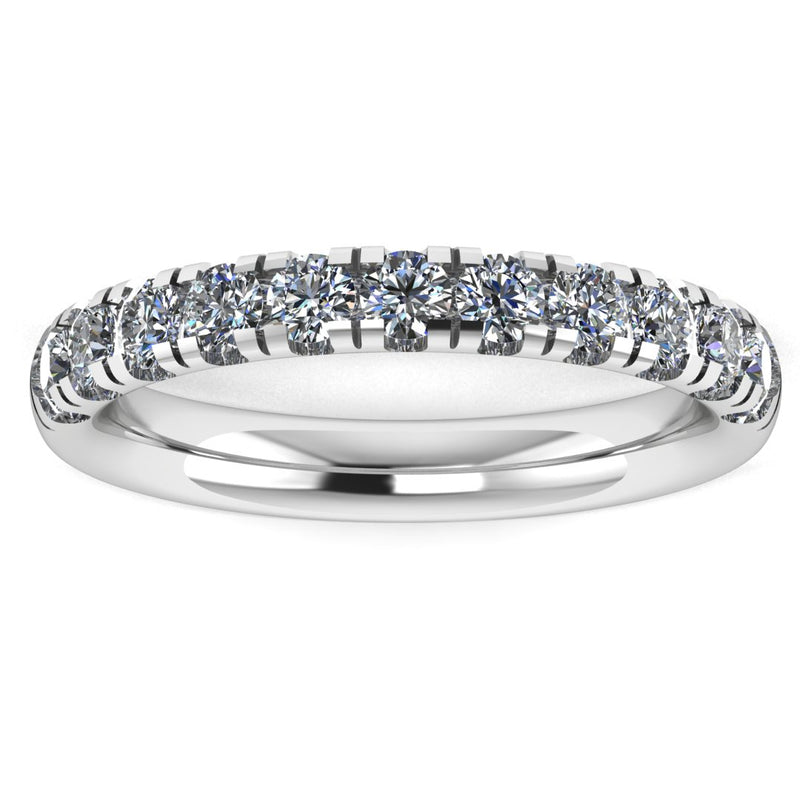 Micro Set Diamond Eternity Band Wedding Ring - HEERA DIAMONDS