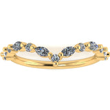 "Sydney" Dainty Shaped Diamonds Eternity Ring ET24 - HEERA DIAMONDS