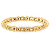 "Zev" Minimalist Beads Contemporary Eternity Ring ET79 - HEERA DIAMONDS