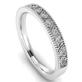 "Ava" Vintage Half Eternity 0.15ct Diamond Ring ET2 - HEERA DIAMONDS