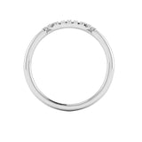 "Lil" Dainty Micro Set Square Shaped 0.14ct Diamond Eternity Ring ET54 - HEERA DIAMONDS