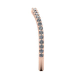 "Malin" Subtly Shaped Dainty Diamond Eternity Band ET26 - HEERA DIAMONDS