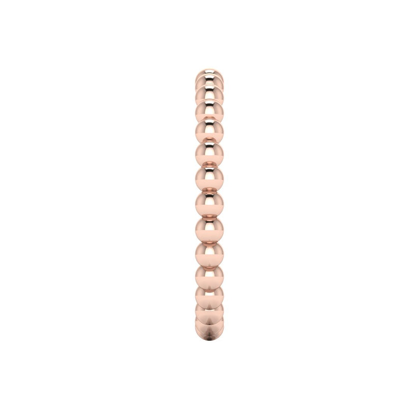 "Zev" Minimalist Beads Contemporary Eternity Ring ET79 - HEERA DIAMONDS