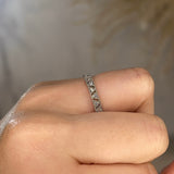 "Ava" Vintage Half Eternity Diamond Ring ET2 - HEERA DIAMONDS