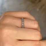 "Ava" Vintage Half Eternity Diamond Ring ET2 - HEERA DIAMONDS