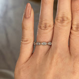 "Rhea" Marquise Row Diamond Eternity Ring ET6 - HEERA DIAMONDS