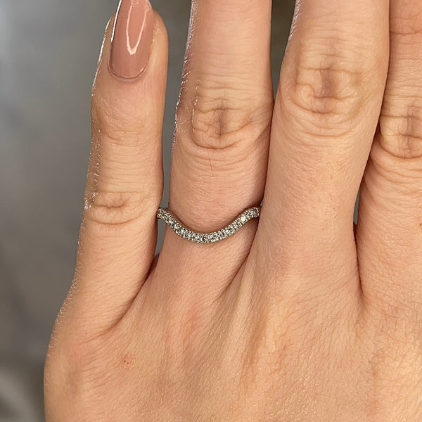 "Leia" Pavé Shaped Eternity Ring ET21 - HEERA DIAMONDS