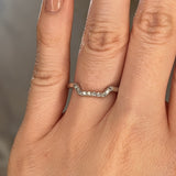 "Lil" Dainty Micro Set Square Shaped 0.14ct Diamond Eternity Ring ET54 - HEERA DIAMONDS