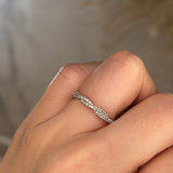 "Amara" Twist Pavé Diamond Eternity Ring ET69 - HEERA DIAMONDS