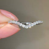 "Kira" Pave U Shape Eternity 0.65ct Diamond Ring ET25 - HEERA DIAMONDS