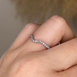 "Esme" U Shaped Pavé Diamond Eternity Ring ET43 - HEERA DIAMONDS