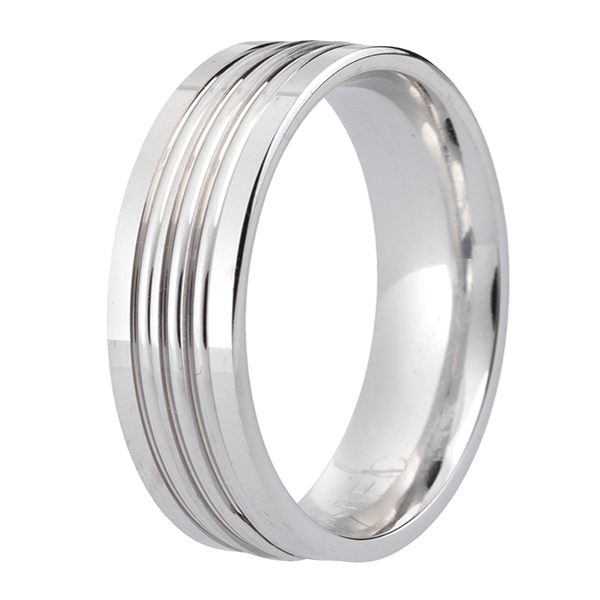 Traditional Court Mens Wedding band in a Comfort fit. - HEERA DIAMONDS