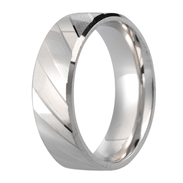 Traditional Court Mens Wedding band in a Comfort fit. - HEERA DIAMONDS