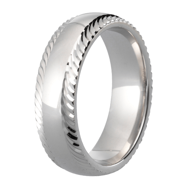 Traditional Court Mens Wedding band in a Comfort fit. - HEERA DIAMONDS