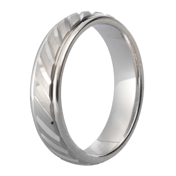 Traditional Court Mens Wedding band in a Comfort fit. - HEERA DIAMONDS