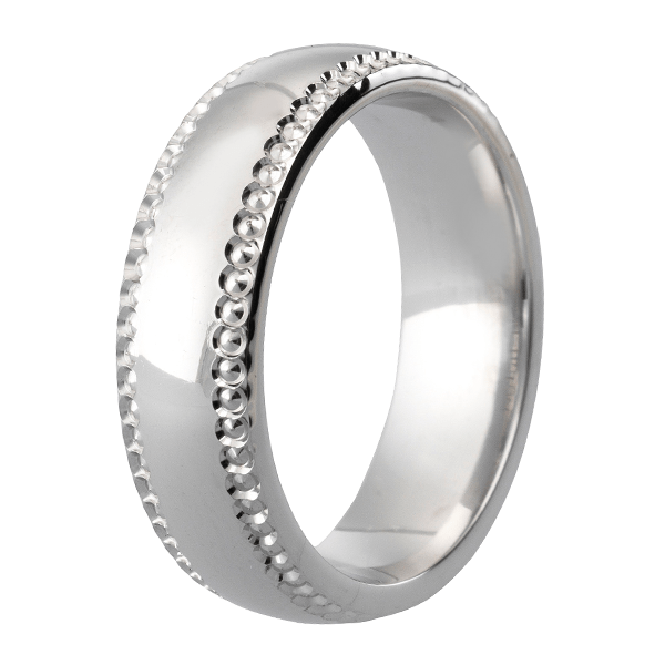 Traditional Court Mens Wedding band in a Comfort fit. - HEERA DIAMONDS