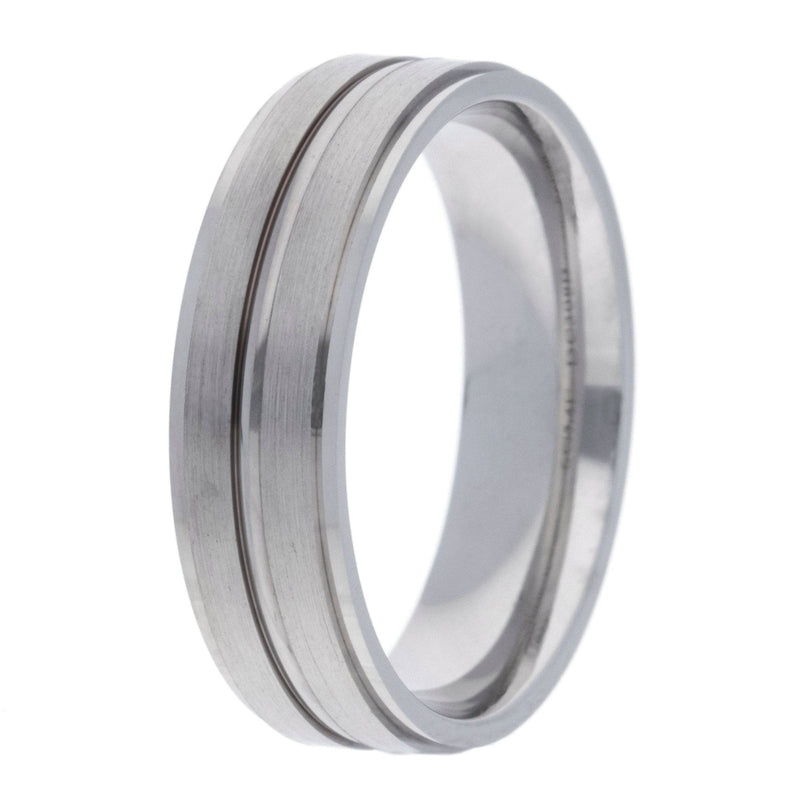 Traditional Court Mens Wedding band in a Comfort fit. - HEERA DIAMONDS