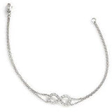 Infinity Diamond Double Chain Bracelet - HEERA DIAMONDS