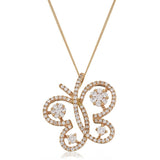 Butterfly Cluster Pendant - HEERA DIAMONDS