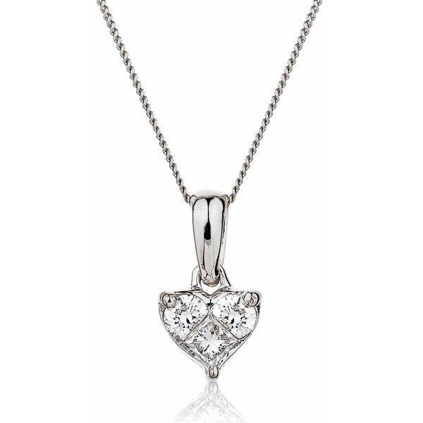 Diamond Cluster Pendant - HEERA DIAMONDS