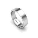 FLAT COURT WEDDING RING IN 5MM WIDTH - HEERA DIAMONDS